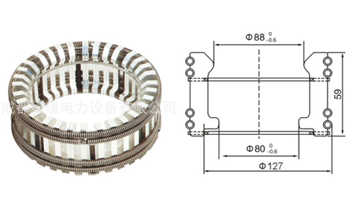 GC5-3150A(GC5-2500A)捆綁式觸頭127×59(64片)